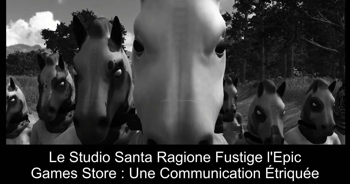 Le Studio Santa Ragione Fustige l'Epic Games Store : Une Communication Étriquée