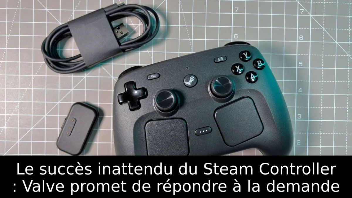 Le succès inattendu du Steam Controller : Valve promet de répondre à la demande