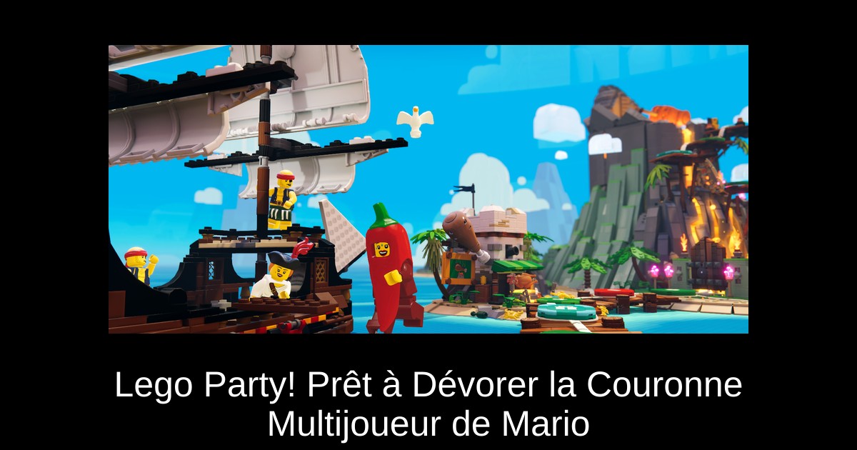 Lego Party! Prêt à Dévorer la Couronne Multijoueur de Mario