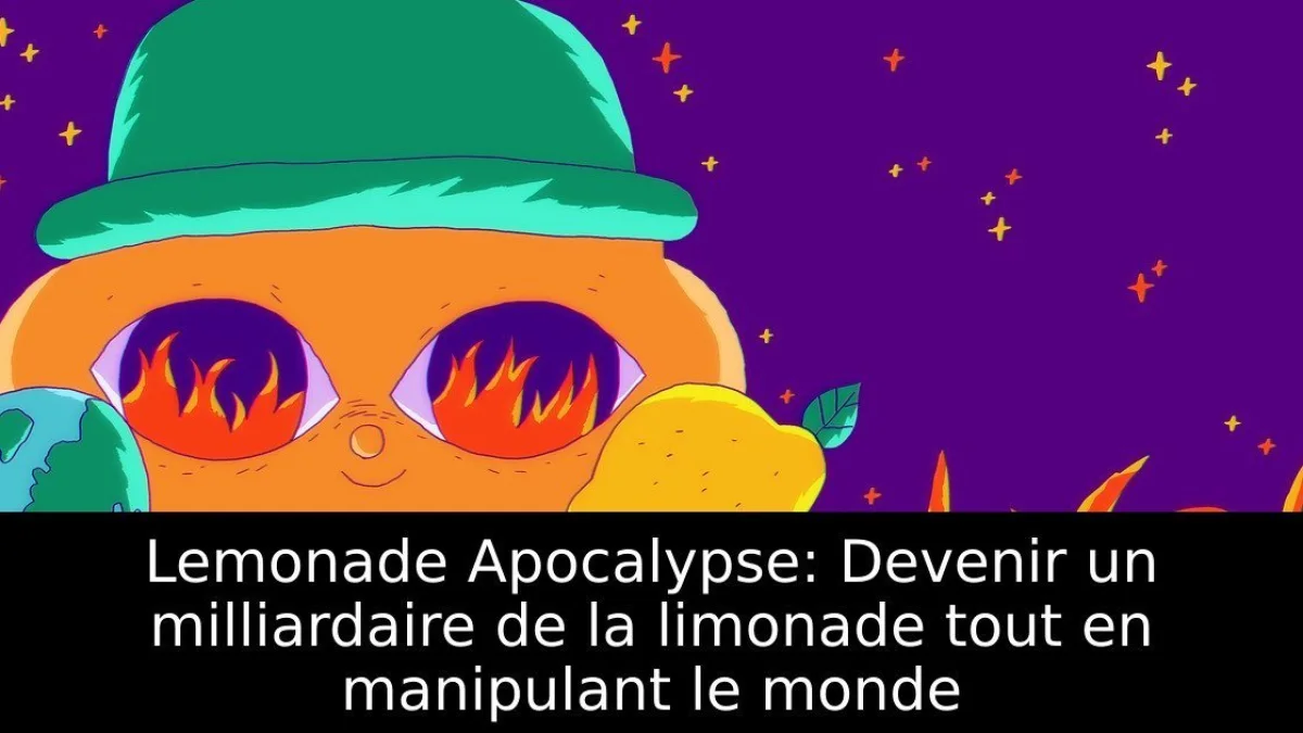 Lemonade Apocalypse: Devenir un milliardaire de la limonade tout en manipulant le monde