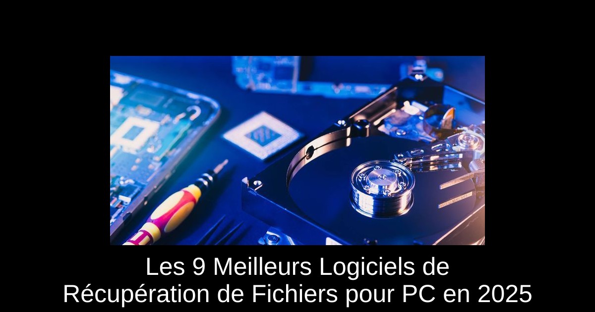 Les 9 Meilleurs Logiciels de Récupération de Fichiers pour PC en 2025