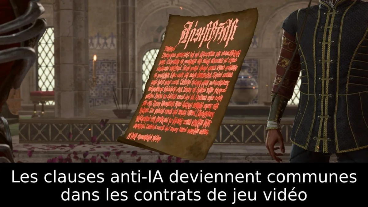 Les clauses anti-IA deviennent communes dans les contrats de jeu vidéo