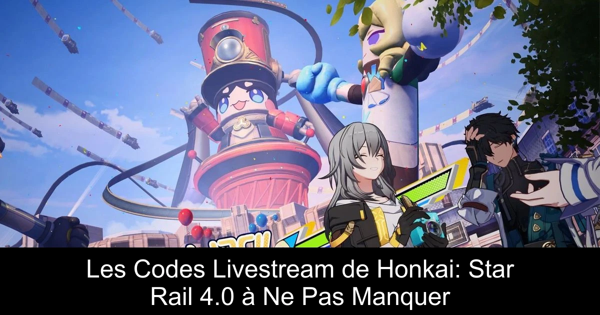 Les Codes Livestream de Honkai: Star Rail 4.0 à Ne Pas Manquer