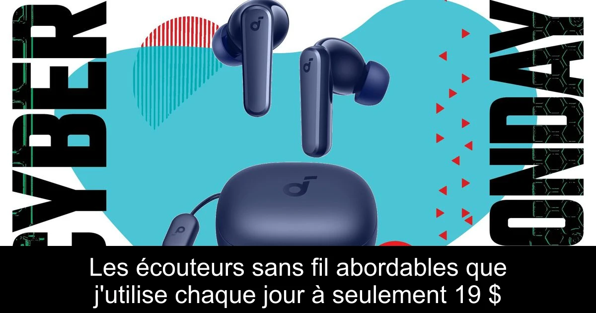 Les écouteurs sans fil abordables que j'utilise chaque jour à seulement 19 $