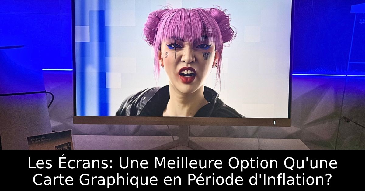 Les Écrans: Une Meilleure Option Qu'une Carte Graphique en Période d'Inflation?