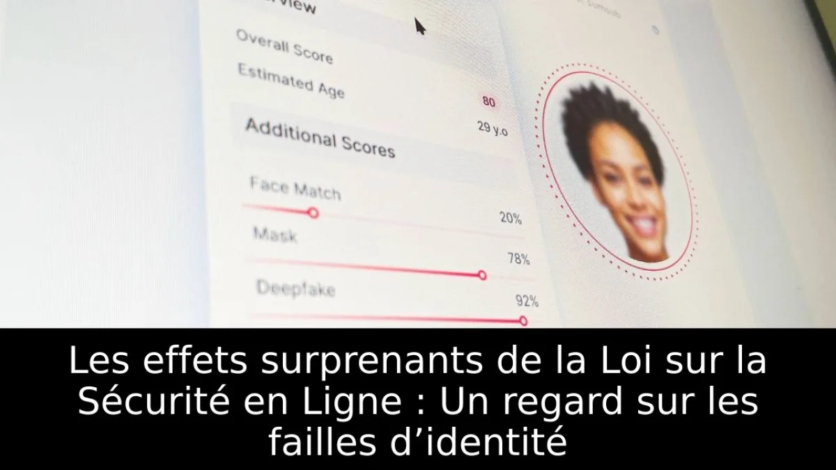 Les effets surprenants de la Loi sur la Sécurité en Ligne : Un regard sur les failles d’identité