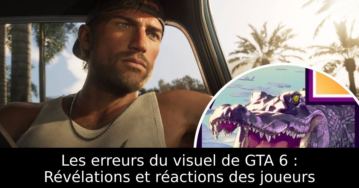 Les erreurs du visuel de GTA 6 : Révélations et réactions des joueurs