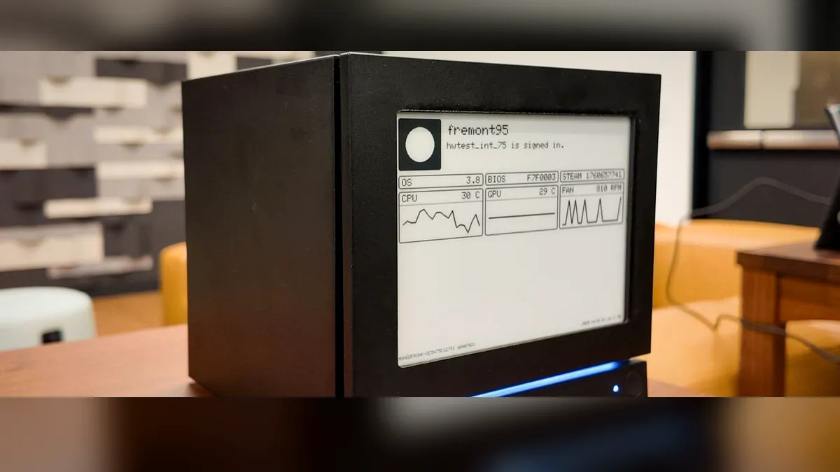 Les faceplates E-Ink pour Steam Machine arrivent, mais pas grâce à Valve