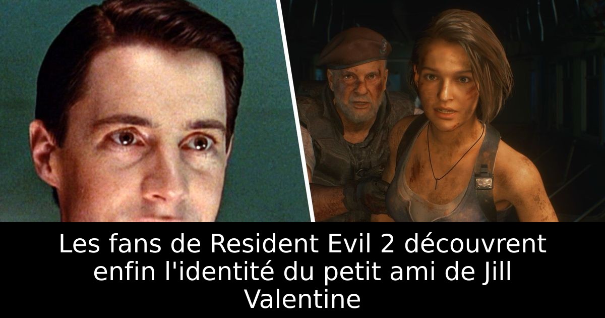 Les fans de Resident Evil 2 découvrent enfin l'identité du petit ami de Jill Valentine
