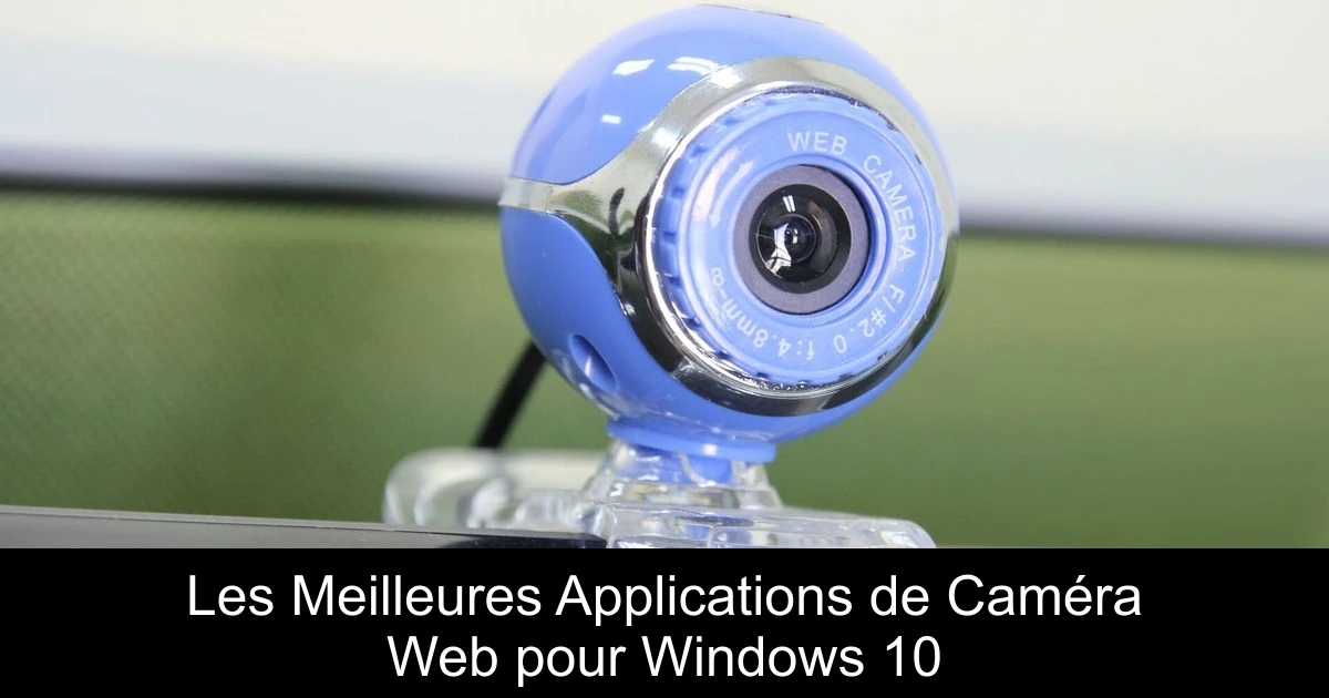 Les Meilleures Applications de Caméra Web pour Windows 10