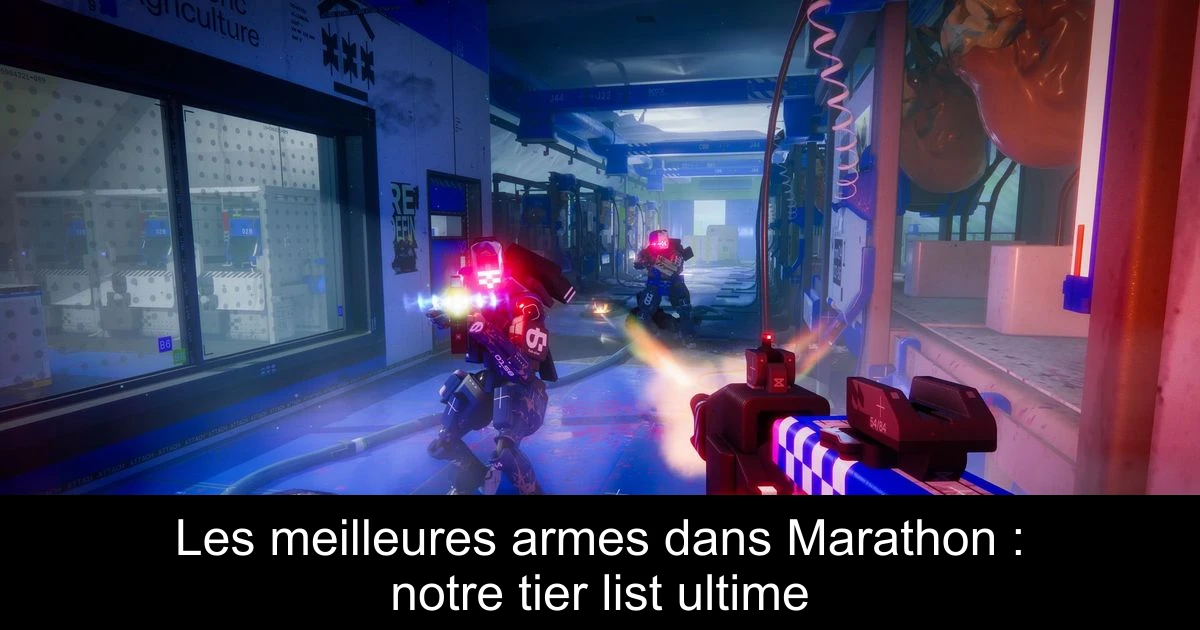 Les meilleures armes dans Marathon : notre tier list ultime