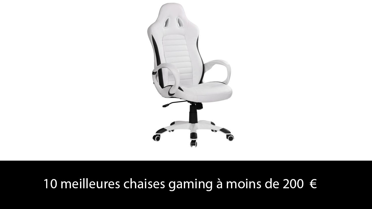 Les meilleures chaises gaming à moins de 200 €