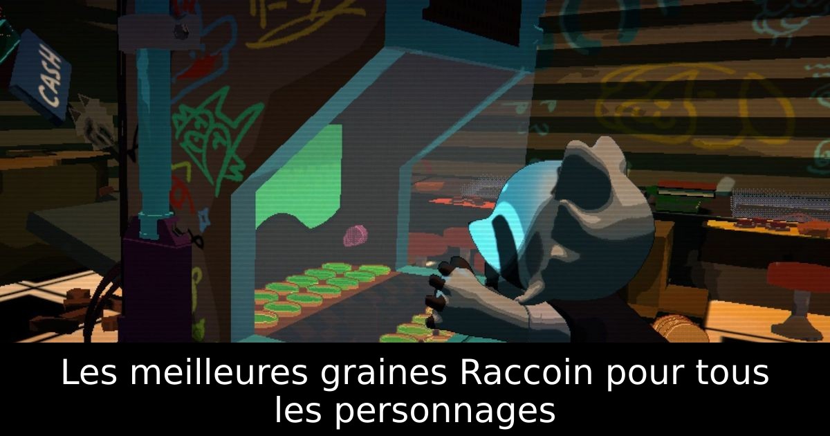 Les meilleures graines Raccoin pour tous les personnages