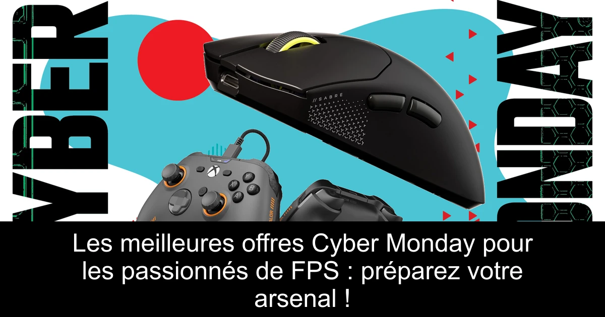 Les meilleures offres Cyber Monday pour les passionnés de FPS : préparez votre arsenal !