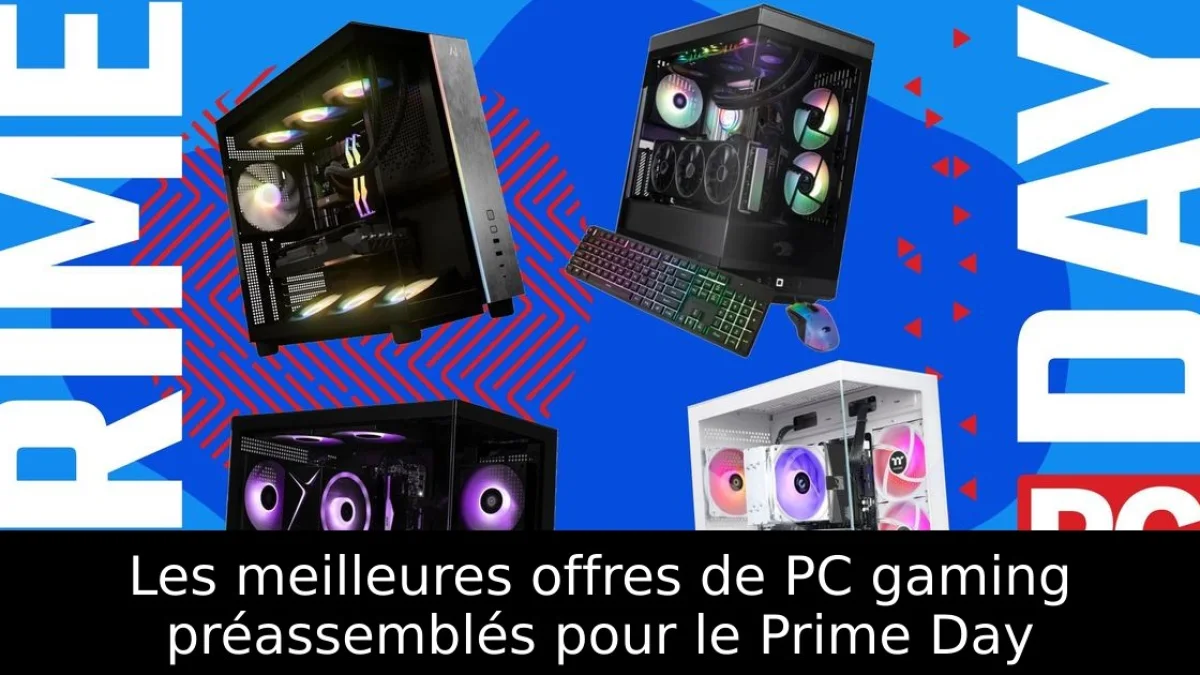 Les meilleures offres de PC gaming préassemblés pour le Prime Day