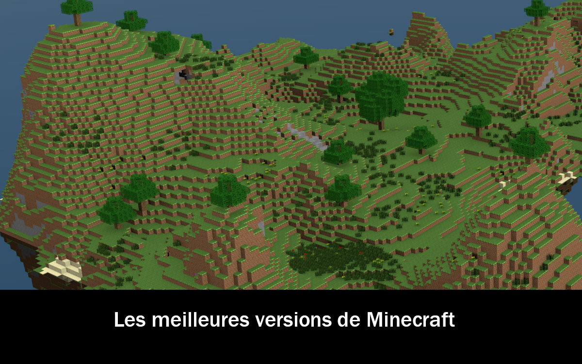 Les meilleures versions de Minecraft