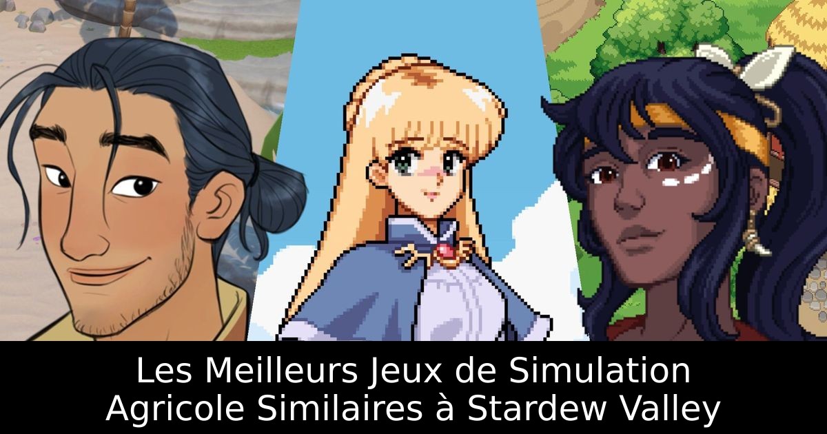 Les Meilleurs Jeux de Simulation Agricole Similaires à Stardew Valley