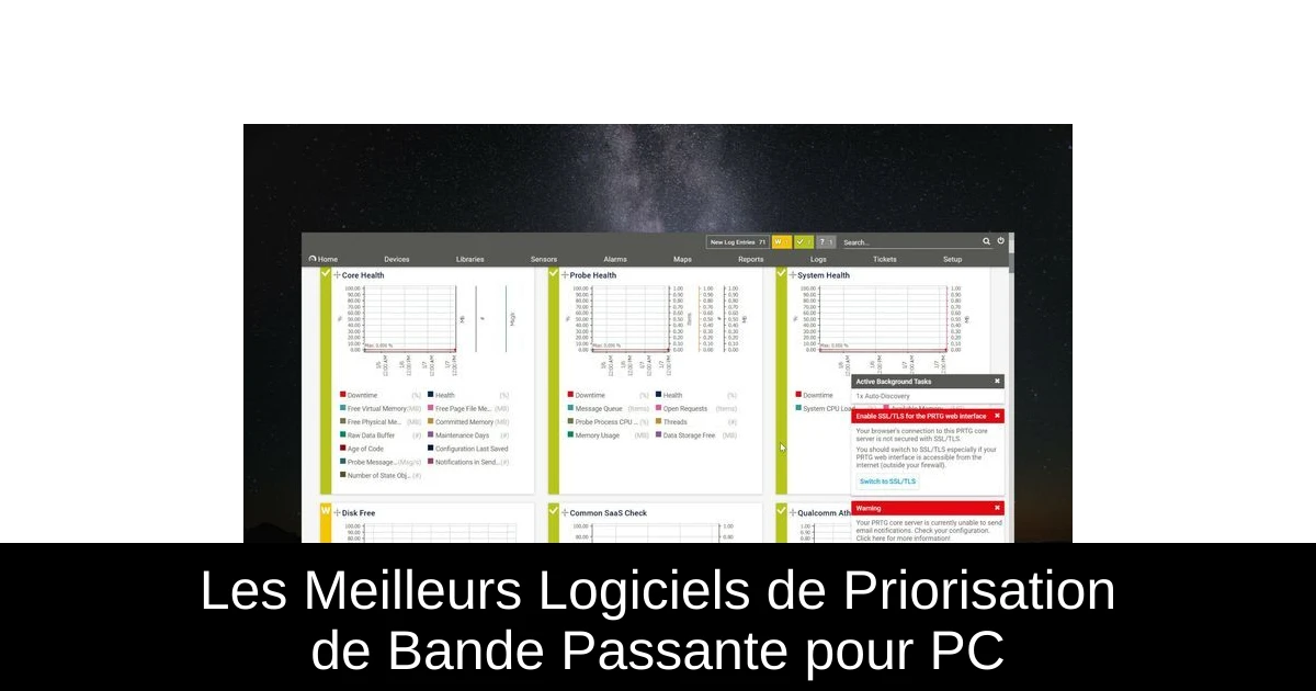Les Meilleurs Logiciels de Priorisation de Bande Passante pour PC