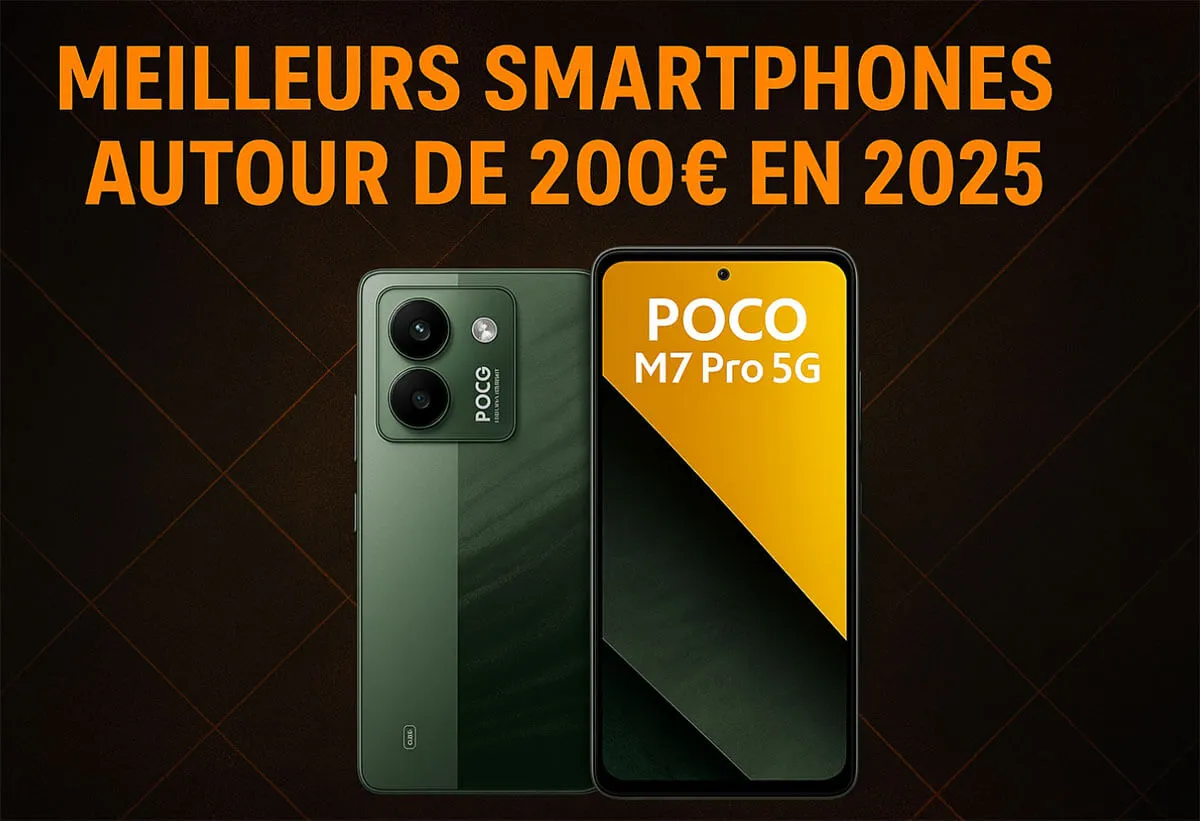Les meilleurs smartphones autour de 200€ en 2025 : mon top perso après test