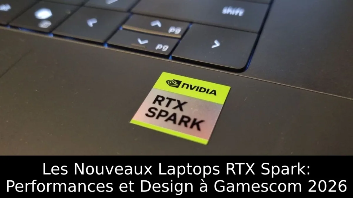 Les Nouveaux Laptops RTX Spark: Performances et Design à Gamescom 2026