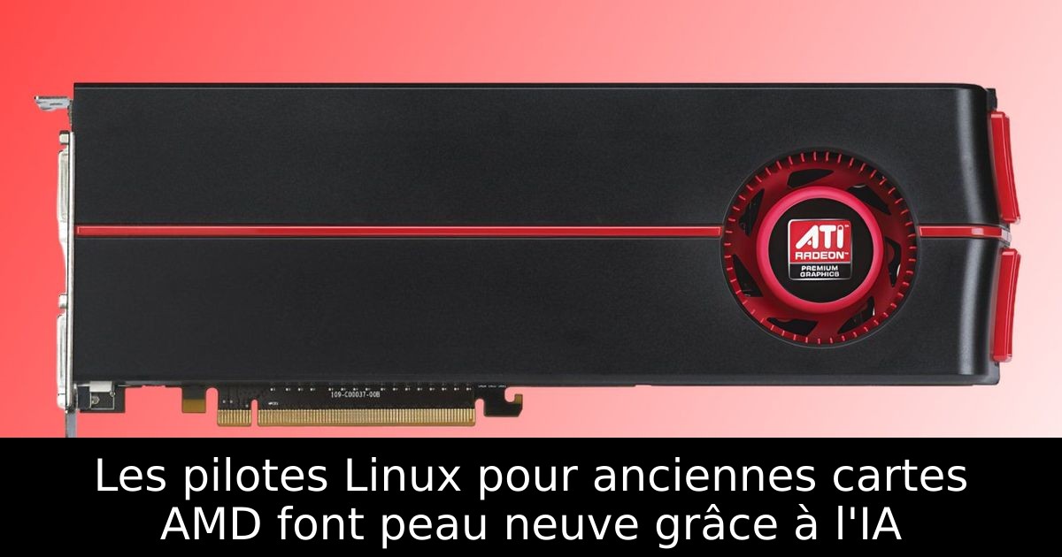 Les pilotes Linux pour anciennes cartes AMD font peau neuve grâce à l'IA