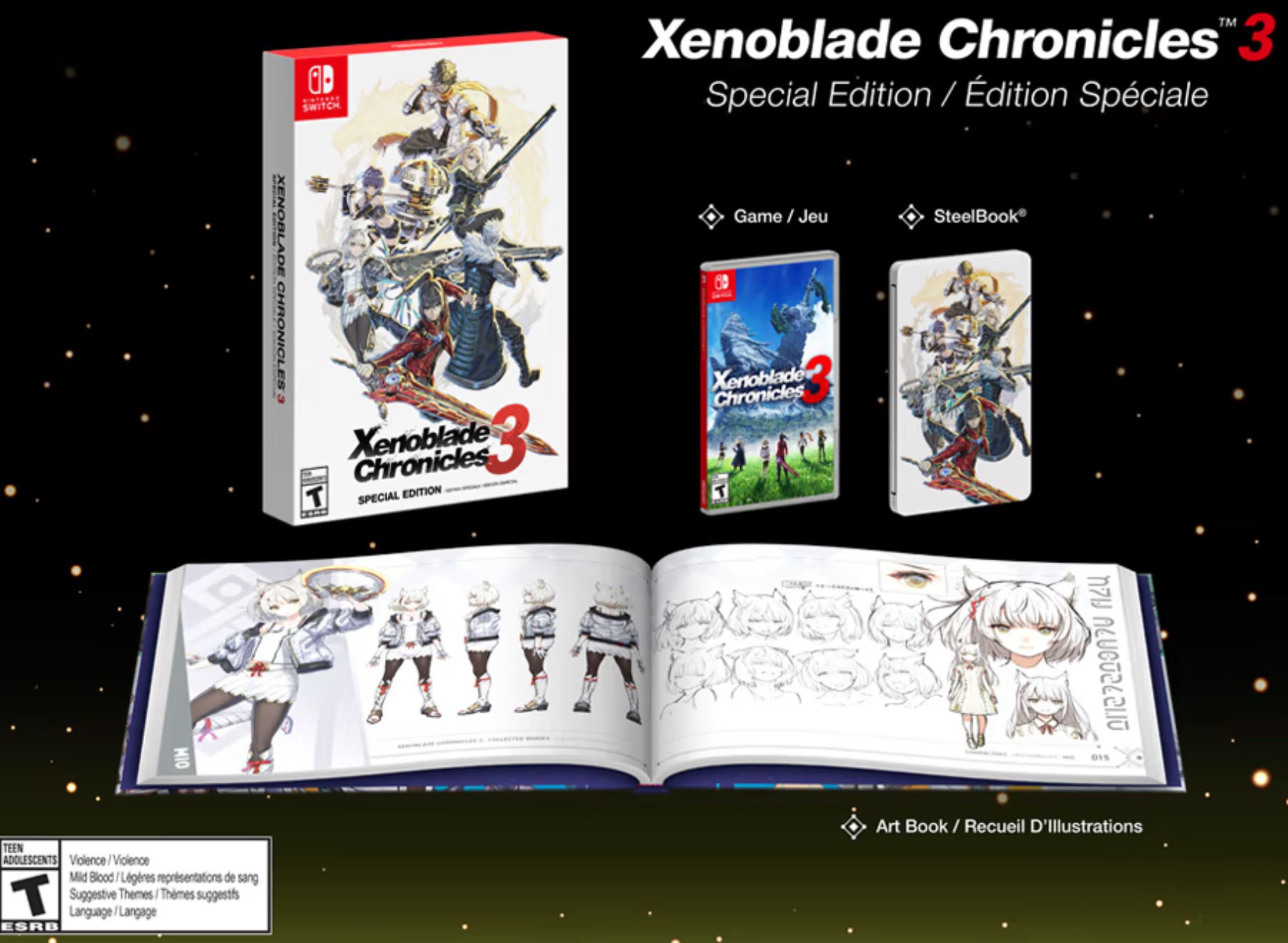 Les précommandes de Xenoblade Chronicles 3 : Special Edition sont reportées (UK + EU)