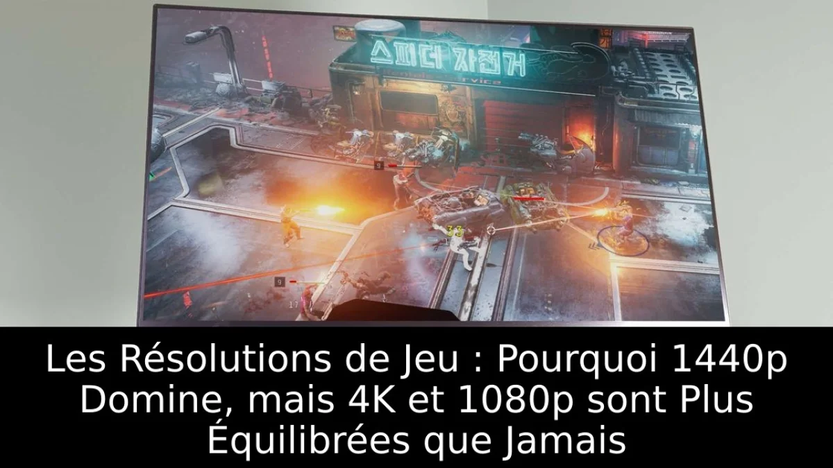 Les Résolutions de Jeu : Pourquoi 1440p Domine, mais 4K et 1080p sont Plus Équilibrées que Jamais