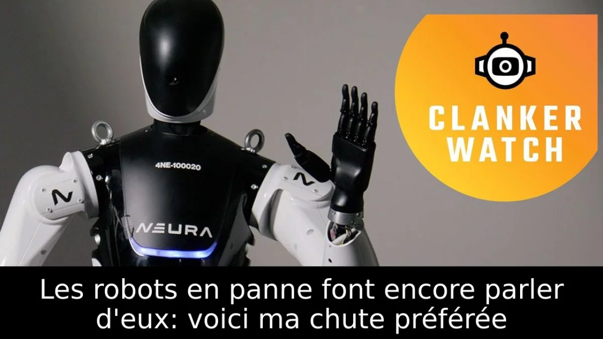 Les robots en panne font encore parler d'eux: voici ma chute préférée