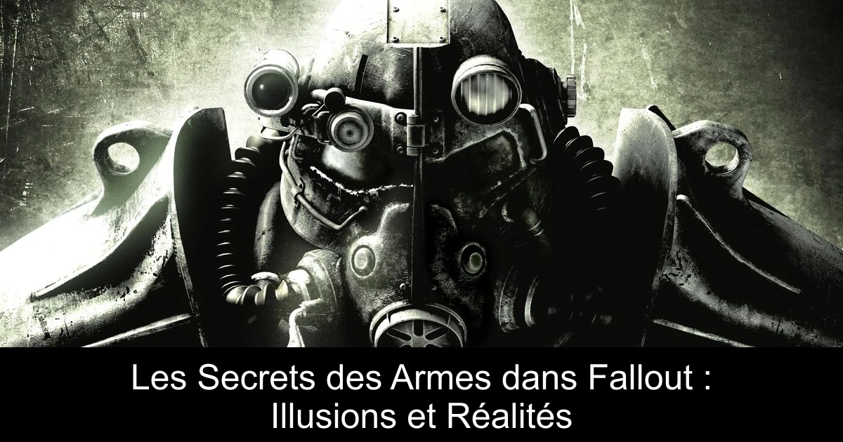 Les Secrets des Armes dans Fallout : Illusions et Réalités