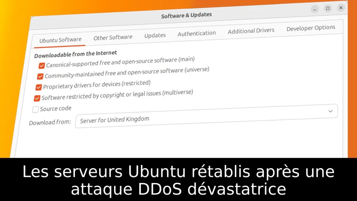 Les serveurs Ubuntu rétablis après une attaque DDoS dévastatrice