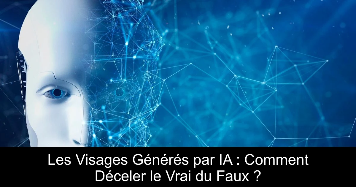Les Visages Générés par IA : Comment Déceler le Vrai du Faux ?