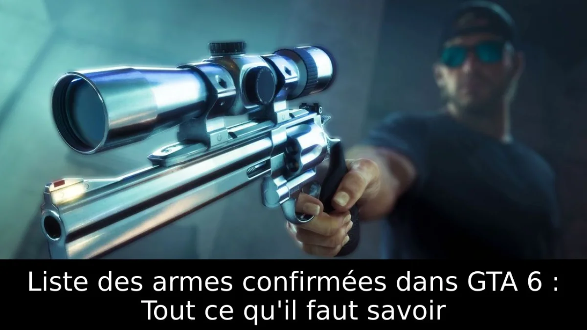 Armes de GTA 6 : revolvers officiels, variantes et armes aperçues