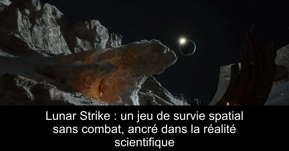 Lunar Strike : un jeu de survie spatial sans combat, ancré dans la réalité scientifique