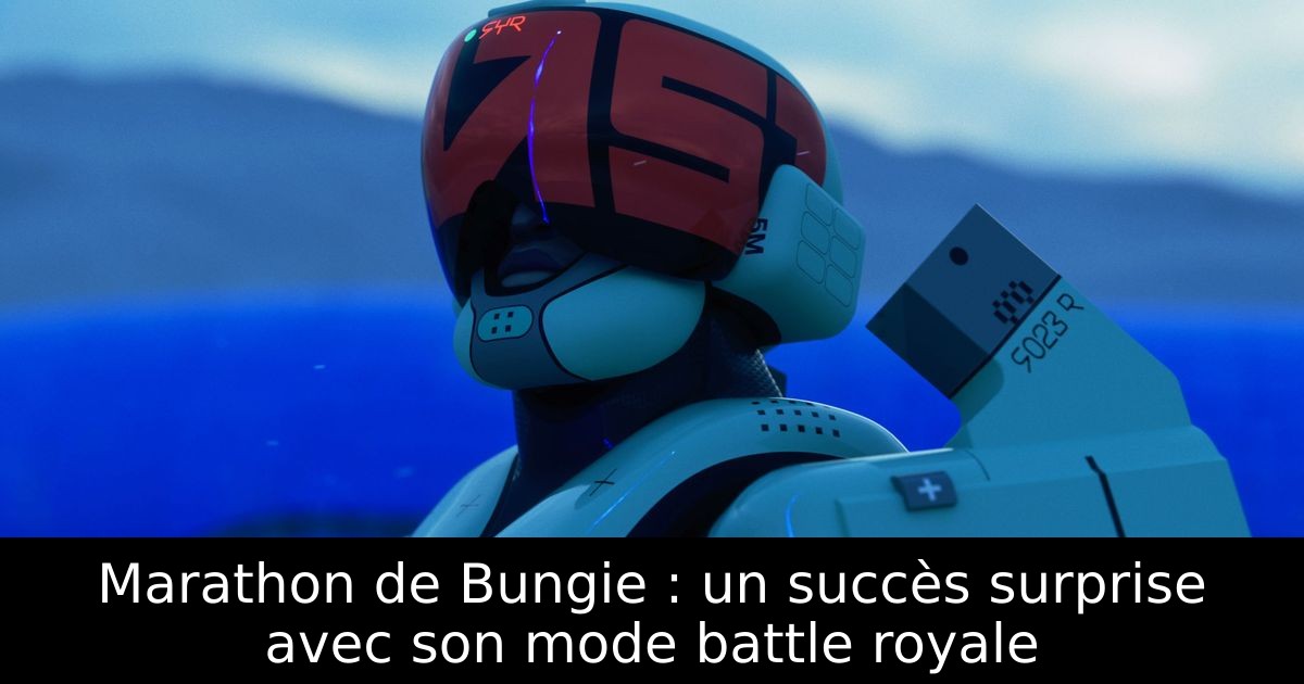 Marathon de Bungie : un succès surprise avec son mode battle royale