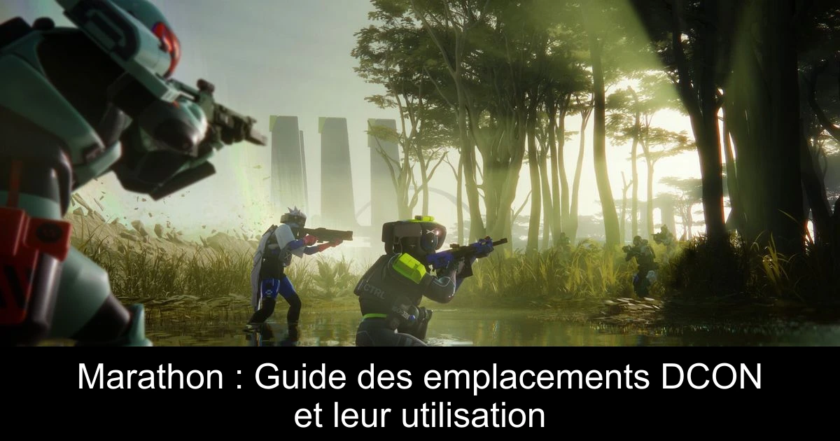 Marathon : Guide des emplacements DCON et leur utilisation