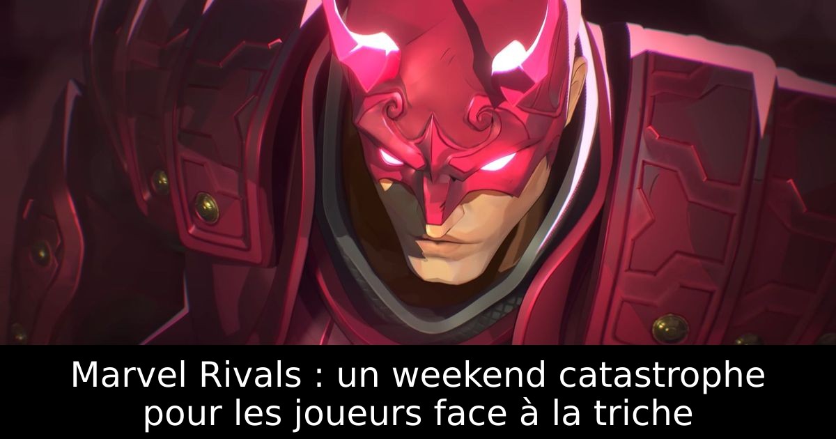 Marvel Rivals : un weekend catastrophe pour les joueurs face à la triche