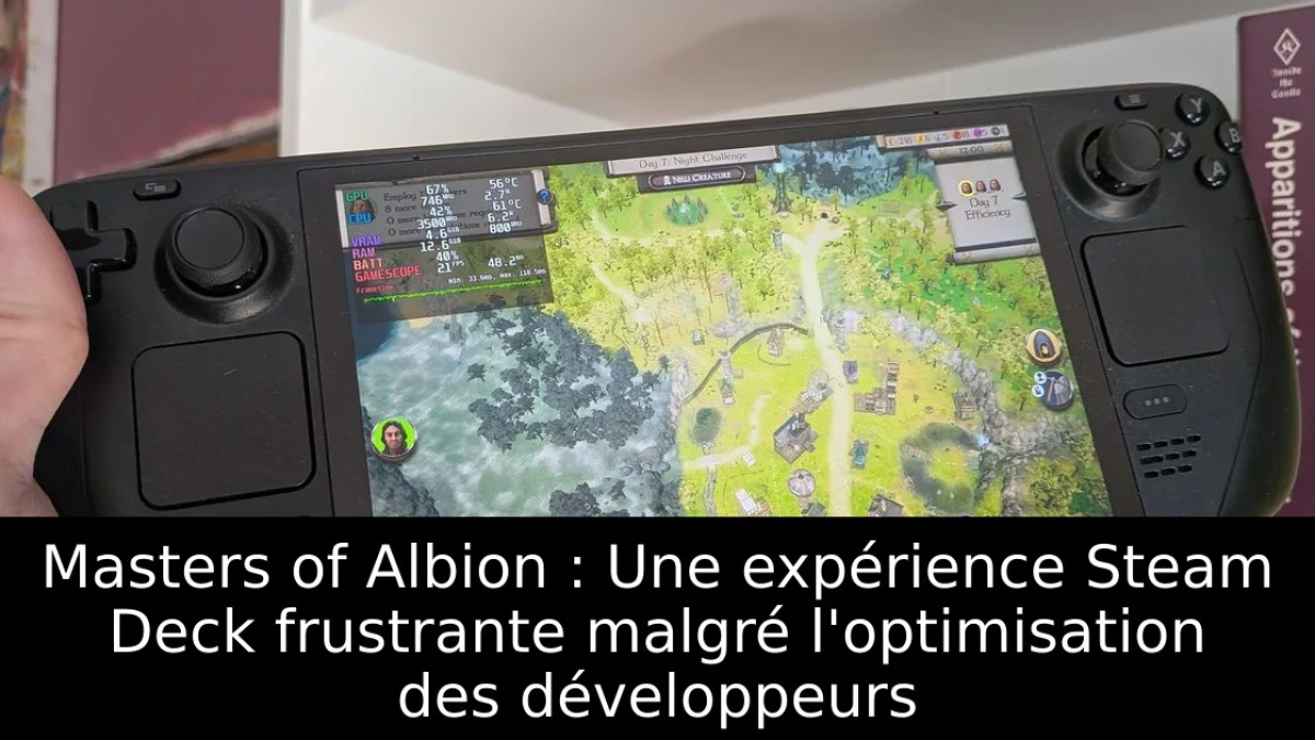 Masters of Albion : Une expérience Steam Deck frustrante malgré l'optimisation des développeurs