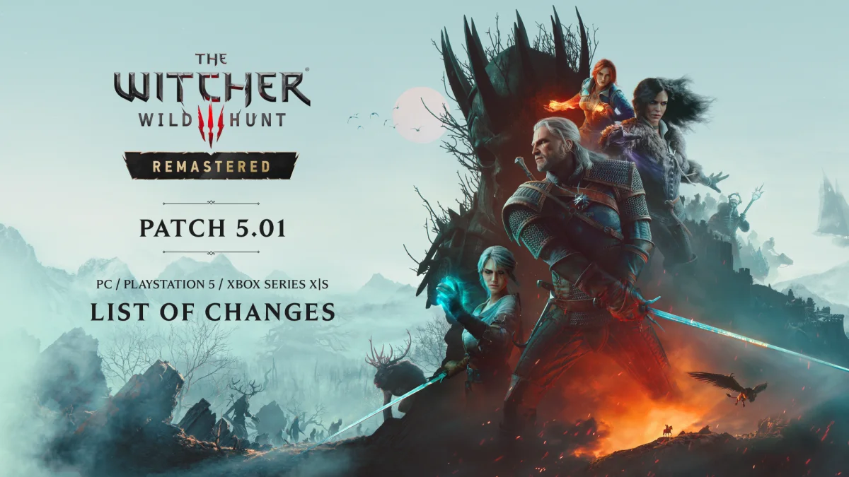 The Witcher 3 Remastered : le patch 5.01 corrige les esquives, les bugs et améliore l'image