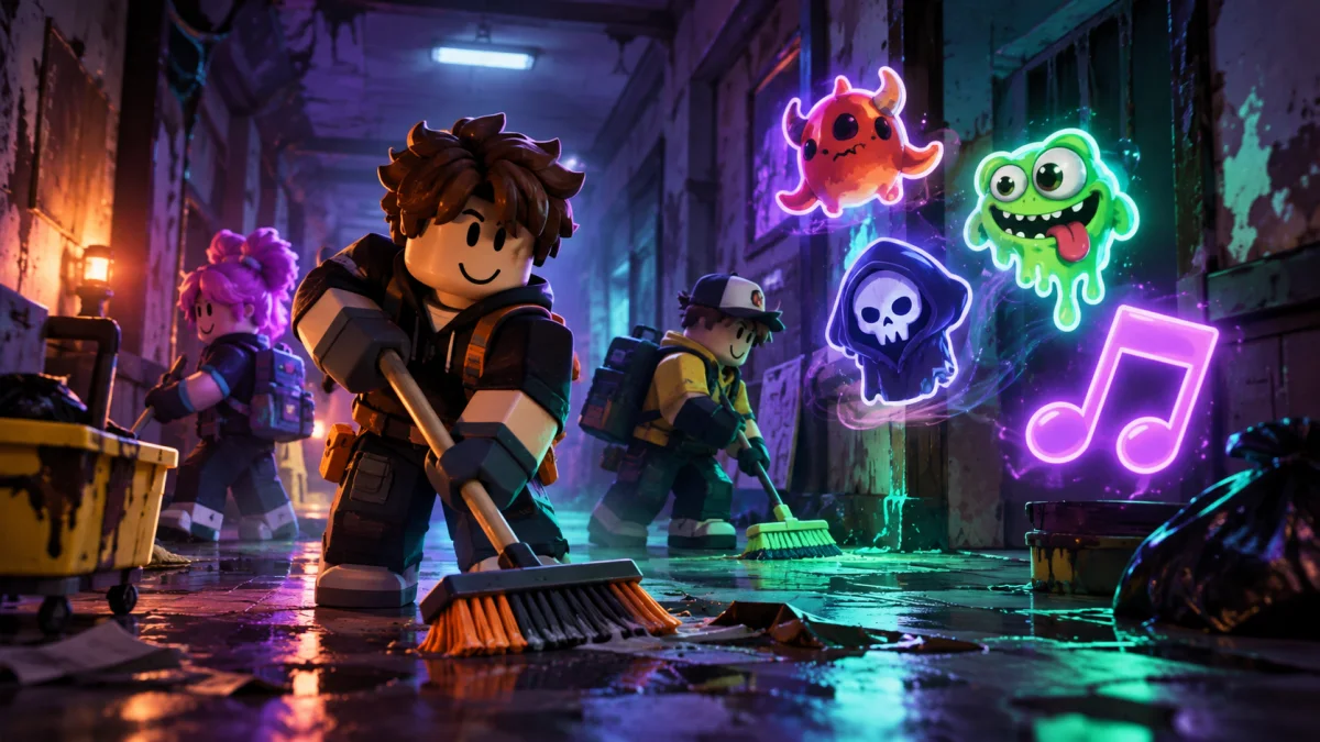 Codes Clean Crew Roblox (octobre 2026) : 5 récompenses gratuites et comment les obtenir