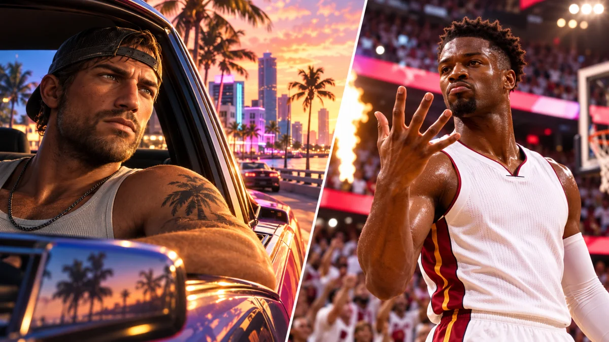 GTA 6 et Miami Heat : une soirée Vice City exceptionnelle le 18 novembre