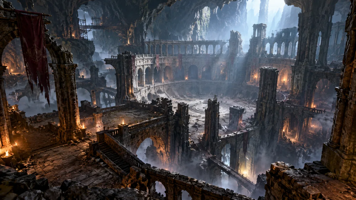 Dark Souls 2 : un colisée géant abandonné refait surface dans un prototype