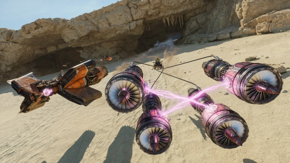 Star Wars Galactic Racer : son système de progression a commencé avec des Post-it et un jeu de plateau