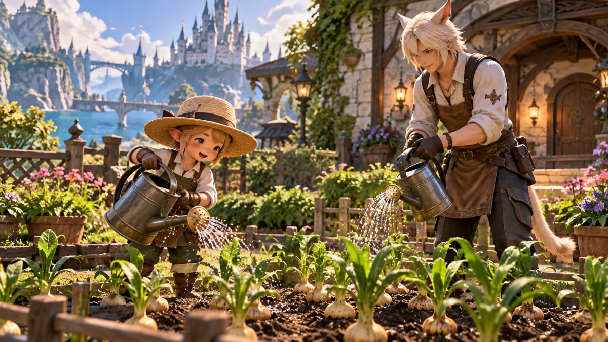 Final Fantasy XIV : pendant la panne, des joueurs sauvent les jardins des autres