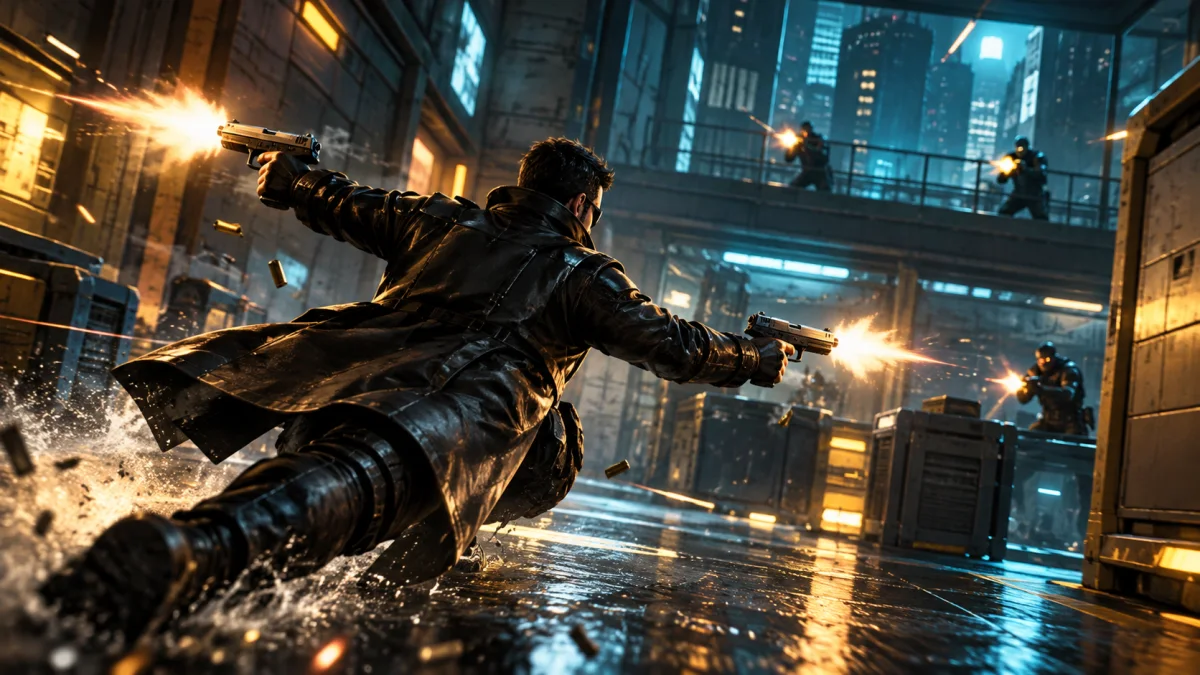 Deus Ex façon Max Payne : un mod montre des doubles pistolets et des esquives