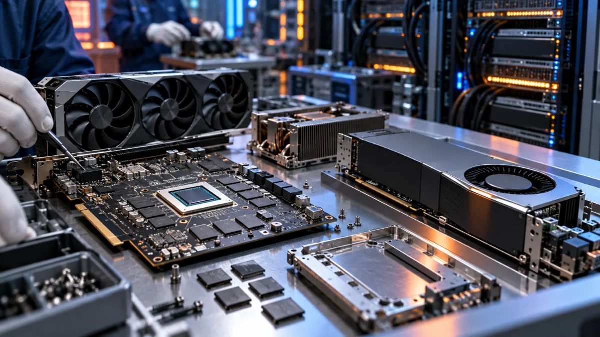 RTX 5090 démontées pour l’IA : ce que révèle la vidéo et ce qui reste à prouver