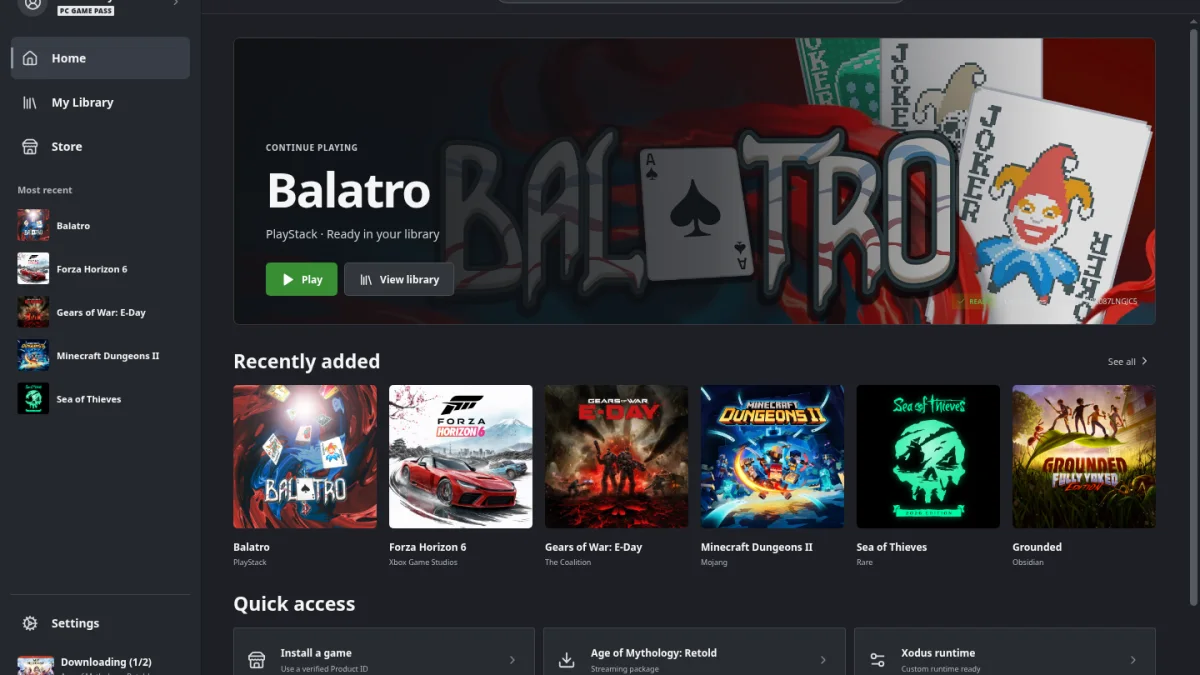 Game Pass sur Steam Deck et Linux : Xodus Nexus lance les jeux PC sans cloud, mais avec des limites