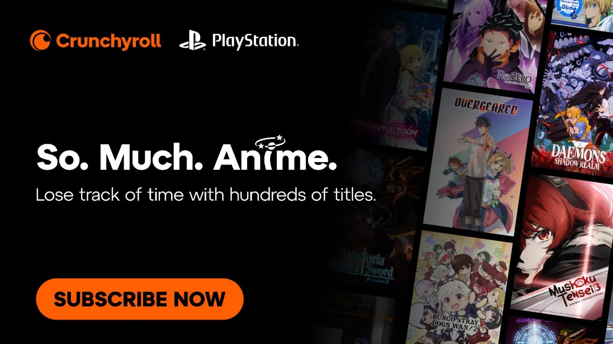 Crunchyroll arrive sur PS5 et PS4 dans trois pays d’Asie : prix et avantages Mega Fan