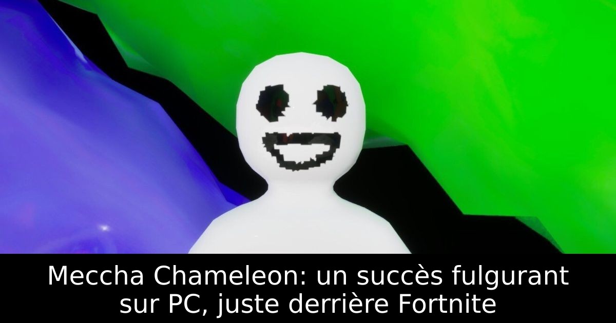 Meccha Chameleon: un succès fulgurant sur PC, juste derrière Fortnite