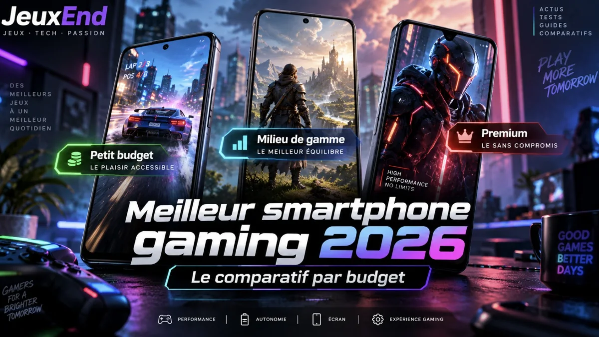 Meilleur smartphone gaming 2026 : le comparatif par budget