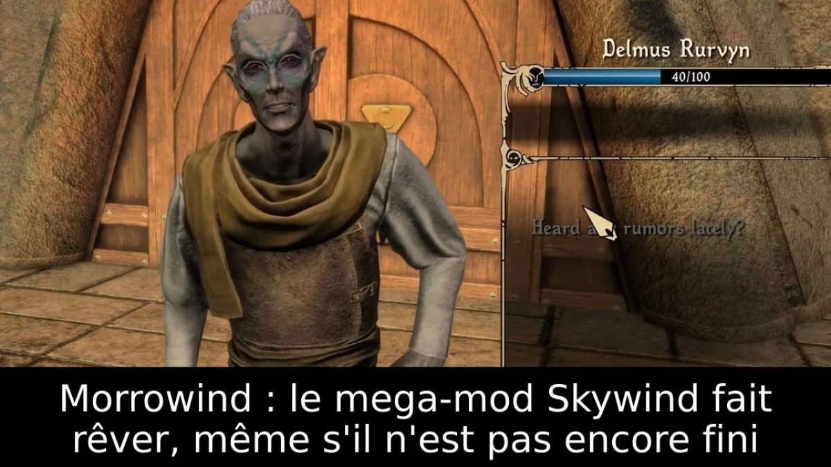 Morrowind : le mega-mod Skywind fait rêver, même s'il n'est pas encore fini